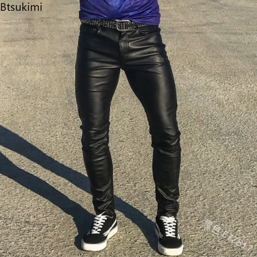 Elastic Low Waist Sexy Pu Leat - Leather Work Pants 리뷰 및 가격