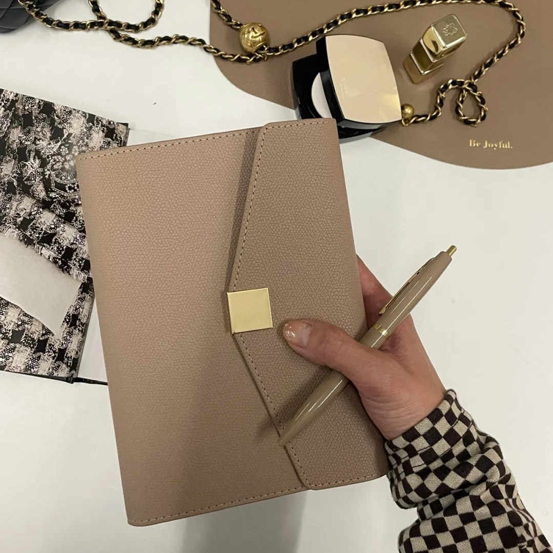 A5 Pu Leather Binder Notebook  - Leather Work Notepad 리뷰 및 가격