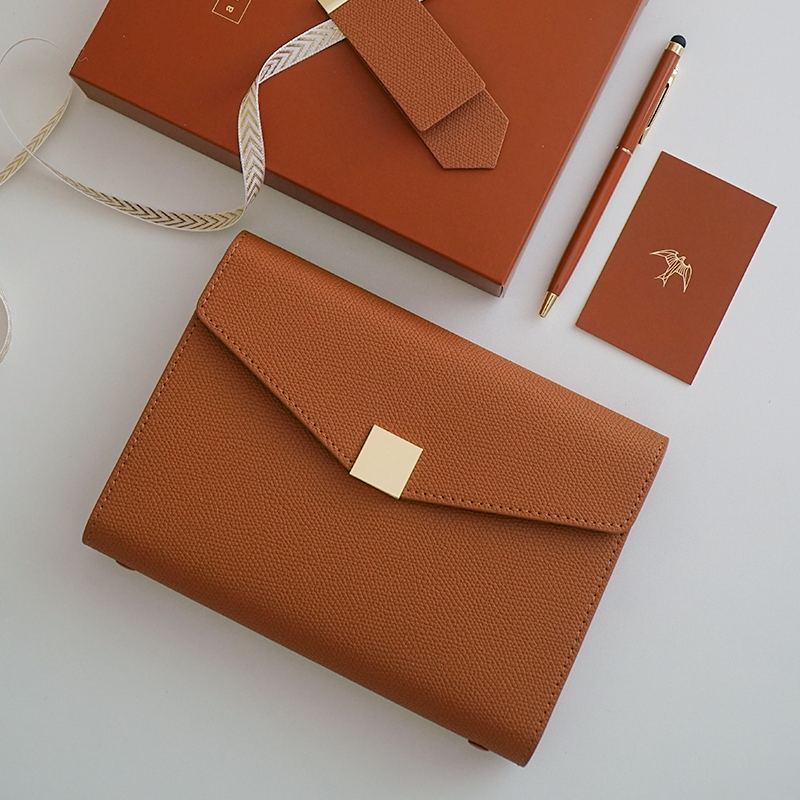 A5 Pu Leather Binder Notebook  - Leather Work Notepad 리뷰 및 가격