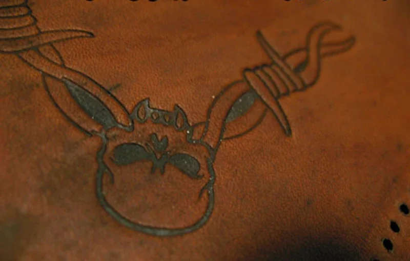 5pcs Thorns and skull pattern  - Leatherwork Patterns Free 리뷰 및 가격