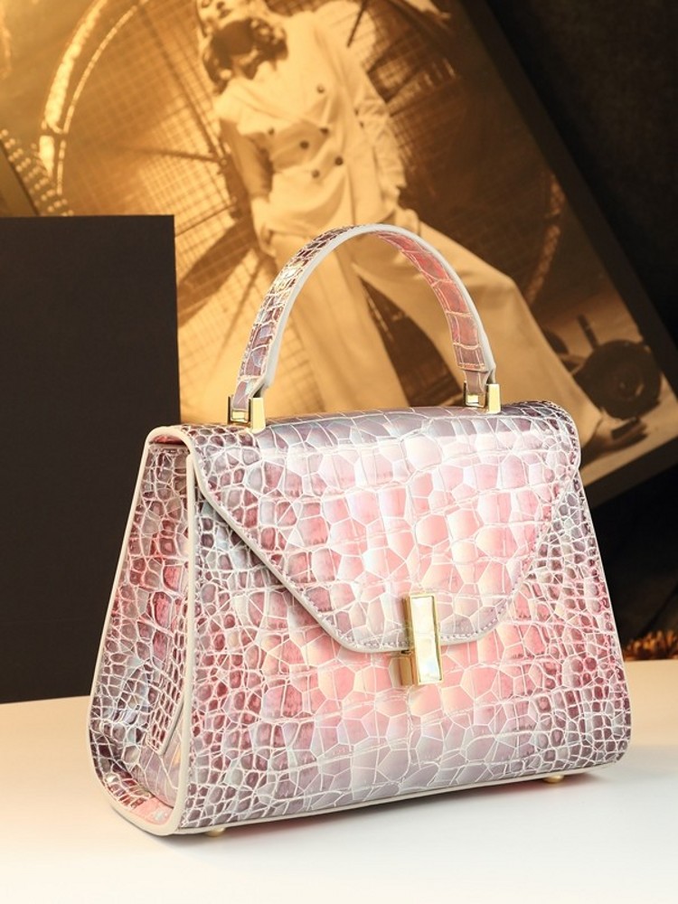 Elegant Women Colorful Crocodi - Leatherwork Patterns Free 리뷰 및 가격