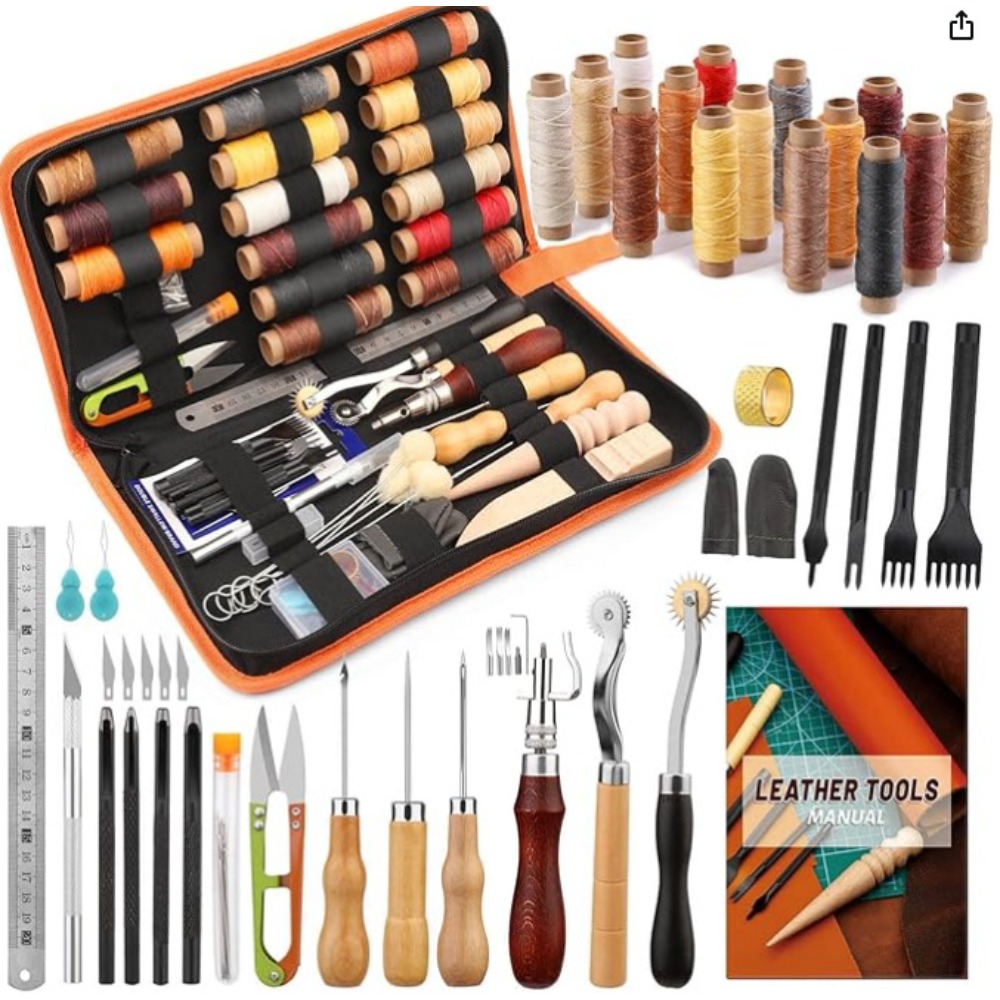 Leather Working Tools Practica - Beginner Leatherwork Kit 리뷰 및 가격