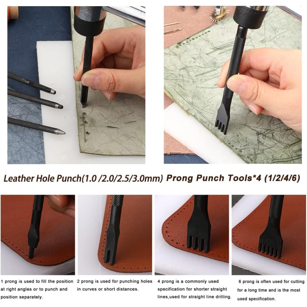 Leather Working Tools Practica - Beginner Leatherwork Kit 리뷰 및 가격