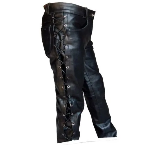 Medieval Pants Men Gothic Long - Leather Work Pants 리뷰 및 가격