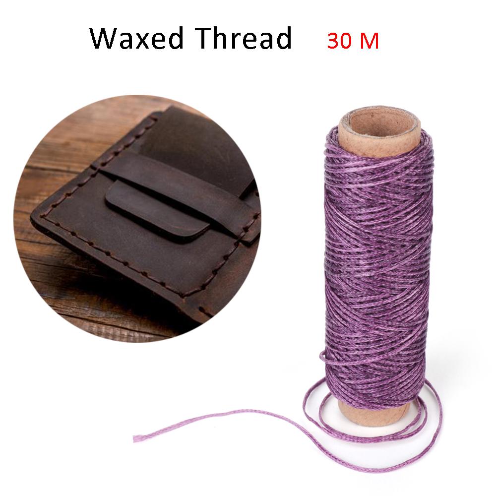 30m/roll Waxed Thread Cotton C - Leatherwork Accessories 리뷰 및 가격