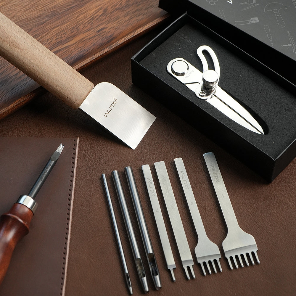 WUTA 74Pcs Leather Craft Tools - Beginner Leatherwork Kit 리뷰 및 가격