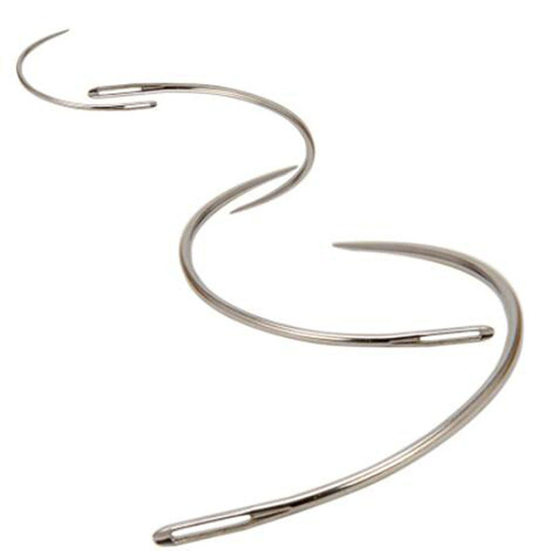 4Pcs Large Eye Curved Needles  - Leatherwork Hand Sewing Needles 리뷰 및 가격