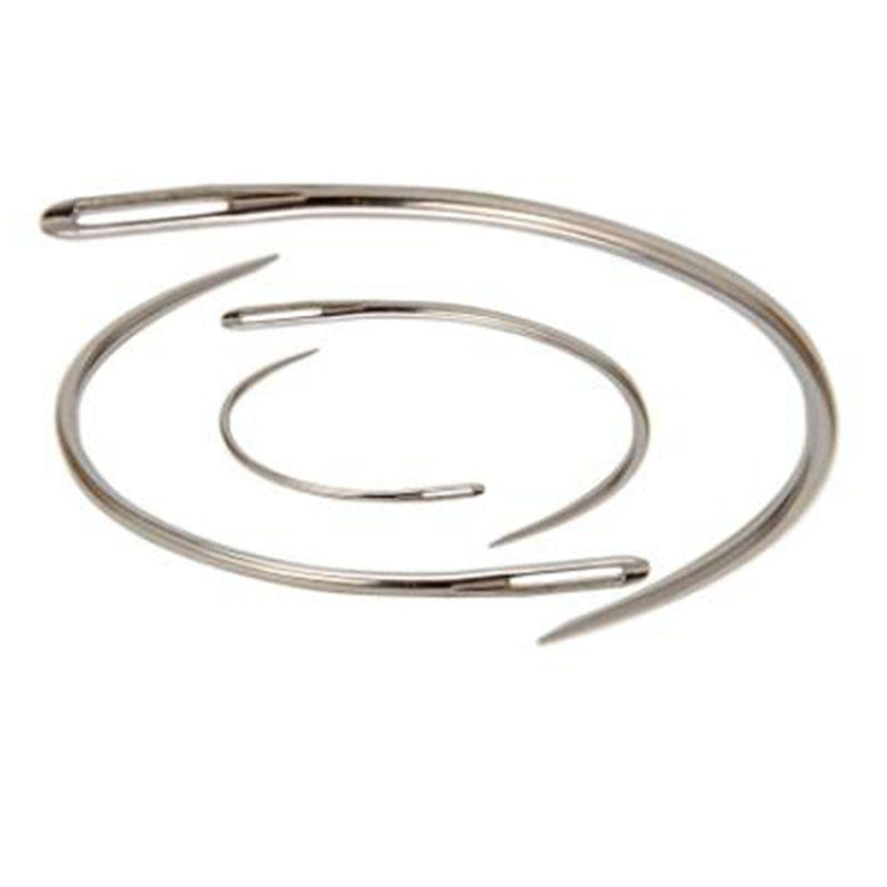 4Pcs Large Eye Curved Needles  - Leatherwork Hand Sewing Needles 리뷰 및 가격