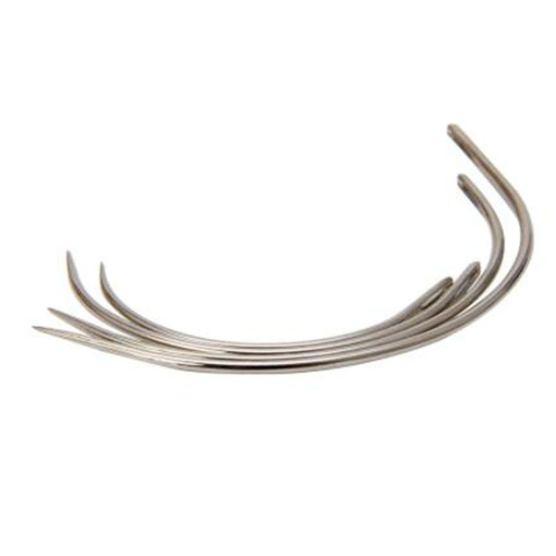 4Pcs Large Eye Curved Needles  - Leatherwork Hand Sewing Needles 리뷰 및 가격