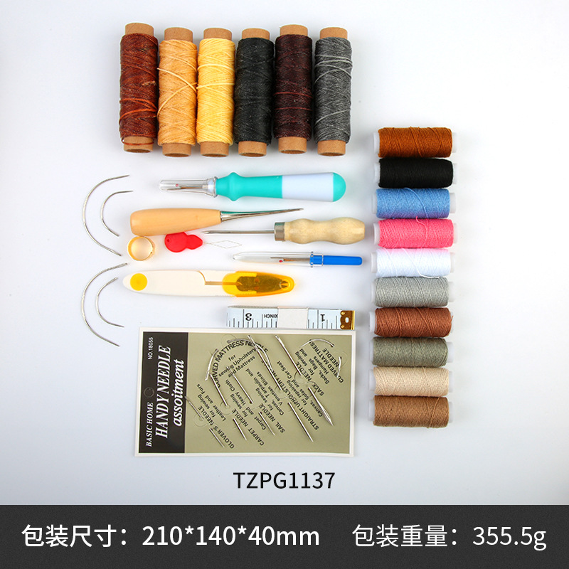 34-Piece Leather Craft Tools K - Beginner Leatherwork Kit 리뷰 및 가격