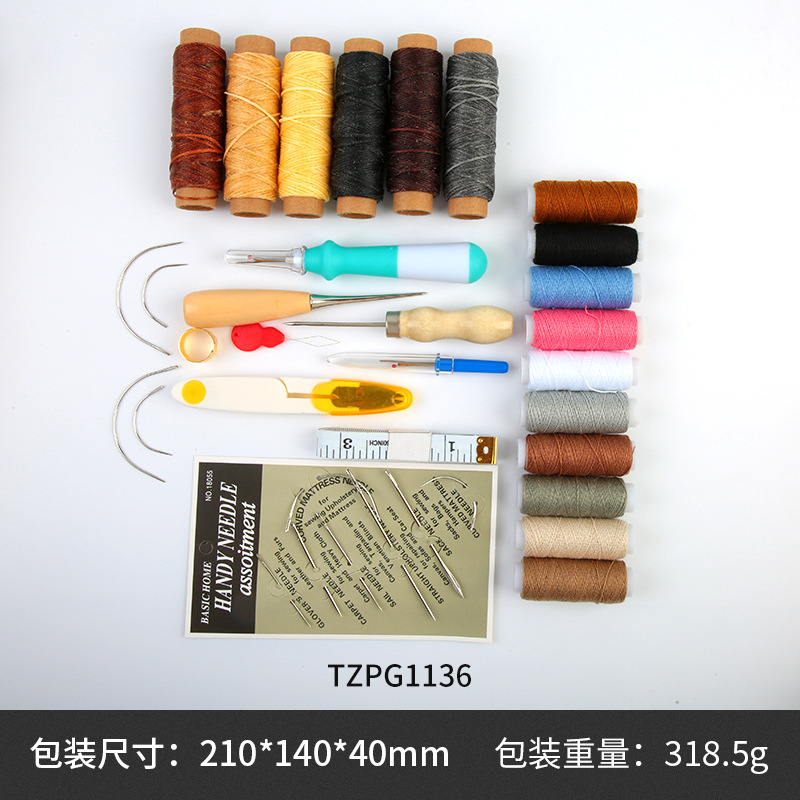 34-Piece Leather Craft Tools K - Beginner Leatherwork Kit 리뷰 및 가격
