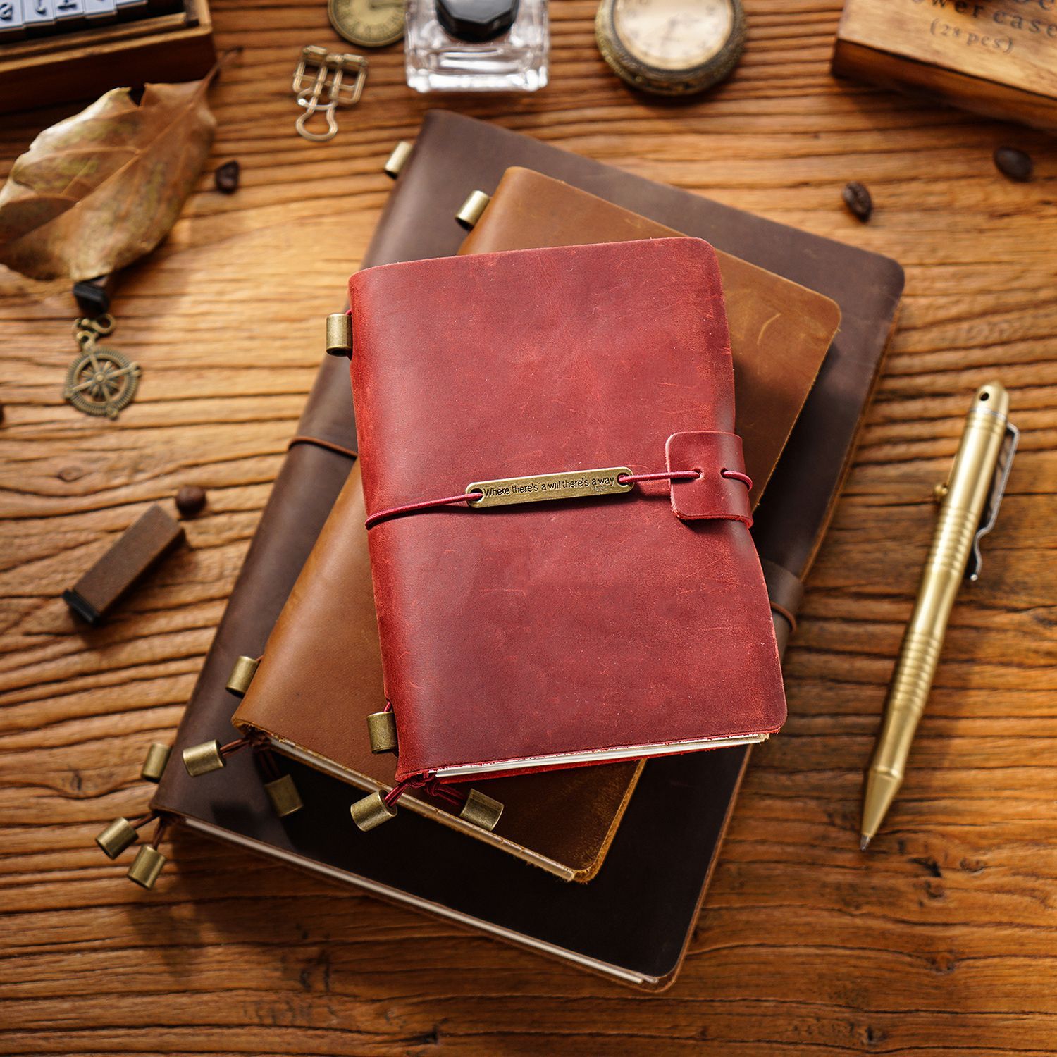 100% TN04 Genuine Leather Trav - Leather Work Notepad 리뷰 및 가격
