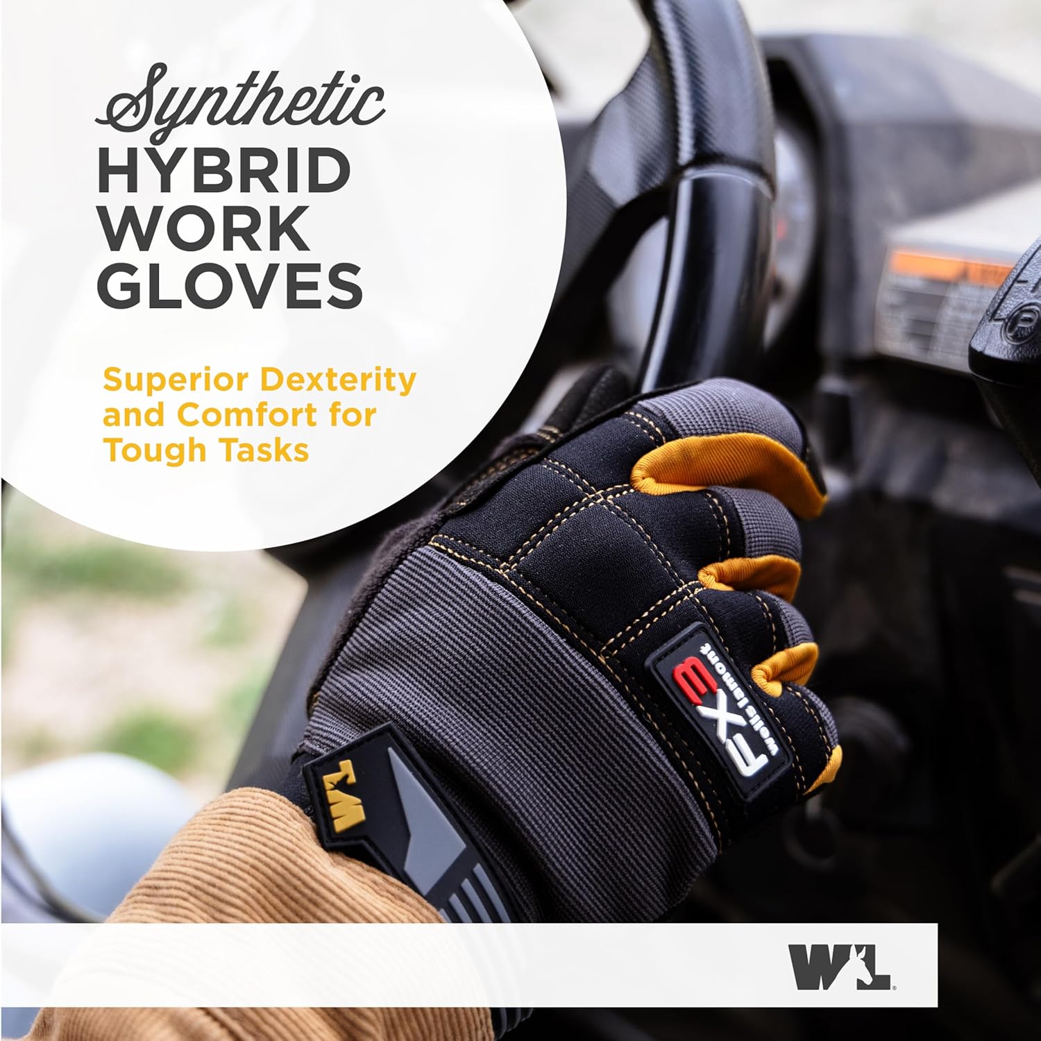 Men's Work Gloves with Synthet - Leatherwork Images 리뷰 및 가격