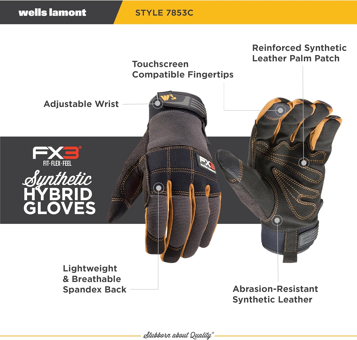 Men's Work Gloves with Synthet - Leatherwork Images 리뷰 및 가격